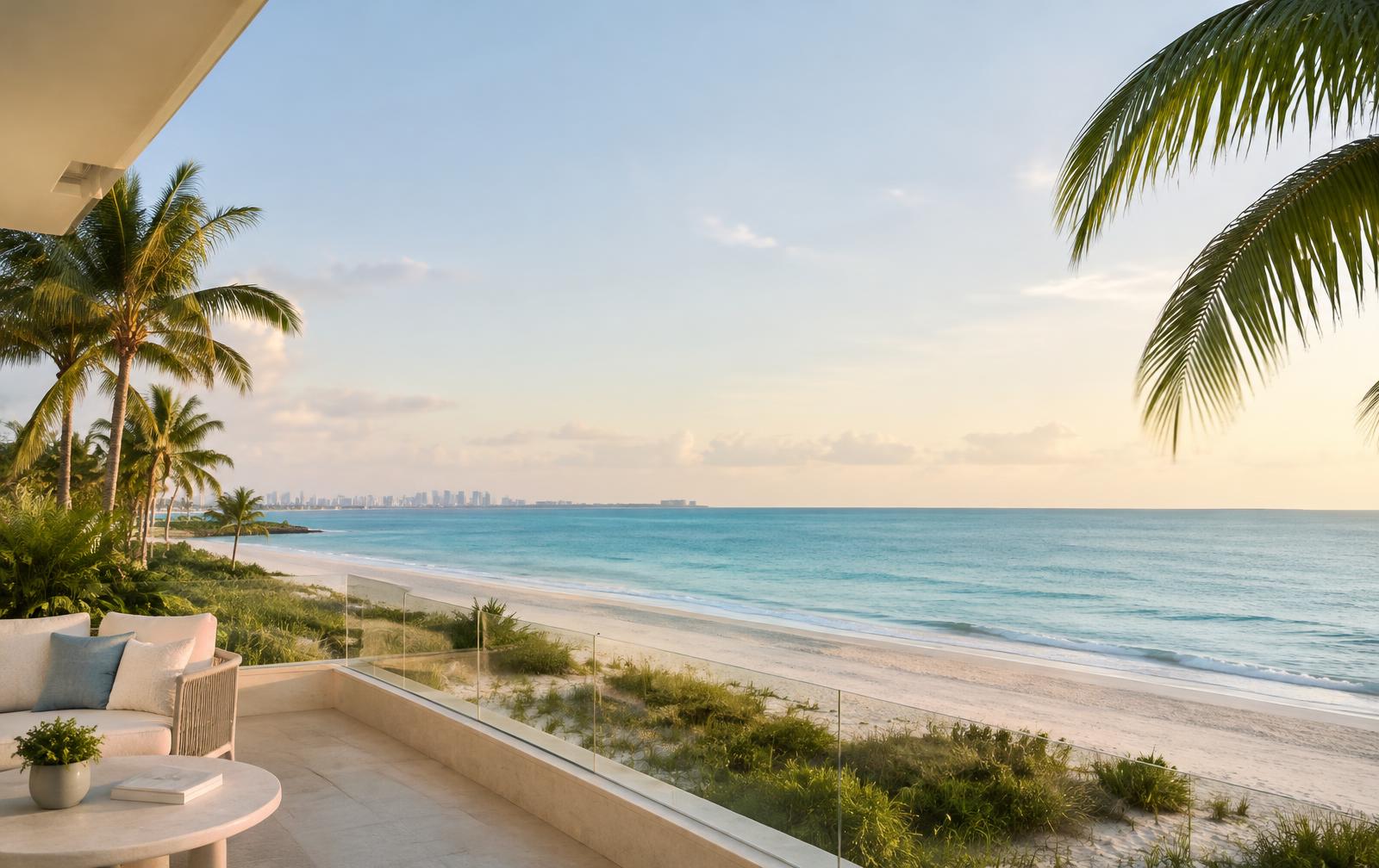 Morning over the beach at Key Biscayne